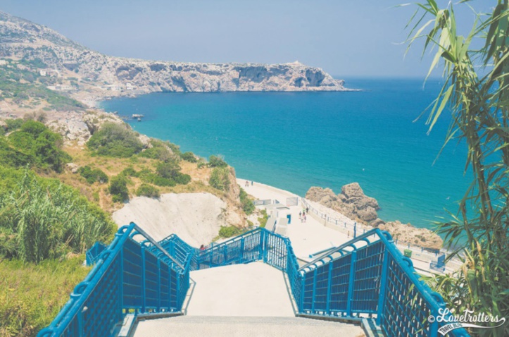 Toute de bleu vêtue
