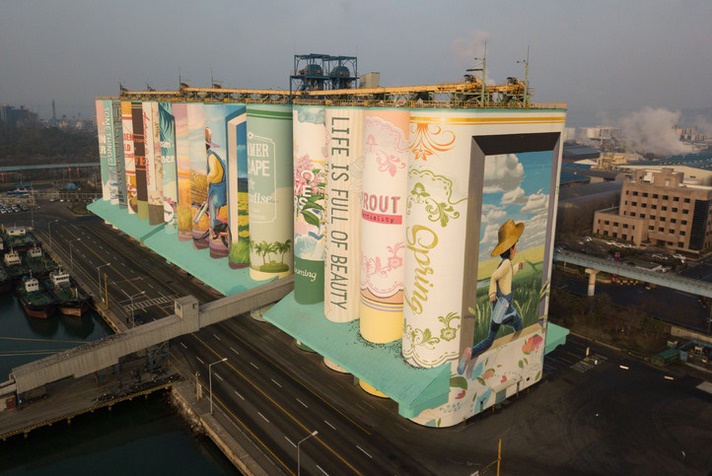 Insolite : Silos à grains Insolite : Silos à grains