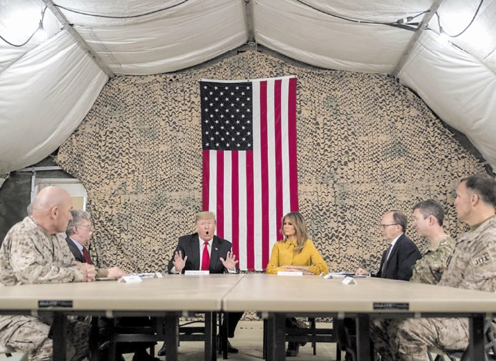 Visite surprise de Donald Trump en Irak