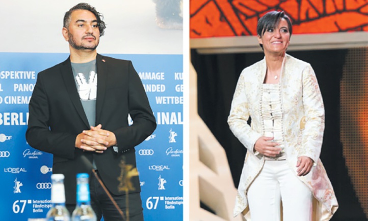 Hicham Lasri et Narjiss Nejjar au Festival du film de Berlin Hicham Lasri et Narjiss Nejjar au Festival du film de Berlin