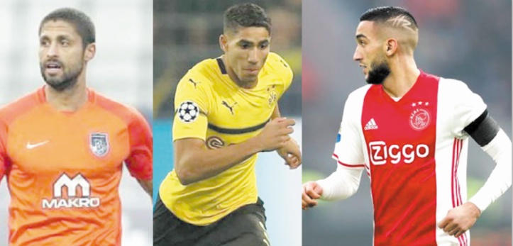 Da Costa, Hakimi et Ziyech dans l'équipe type des Africains de l’année Da Costa, Hakimi et Ziyech dans l'équipe type des Africains de l’année