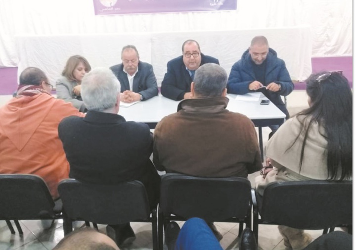 Driss Lachguar se réunit avec le Secrétariat provincial de Rabat Driss Lachguar se réunit avec le Secrétariat provincial de Rabat