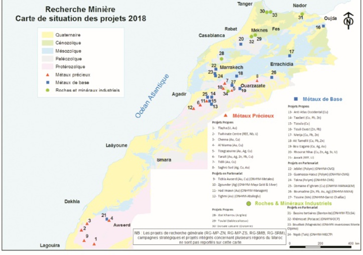 Les investissements en exploration pétrolière ont atteint en 2018 plus de 1,44 MMDH Les investissements en exploration pétrolière ont atteint en 2018 plus de 1,44 MMDH