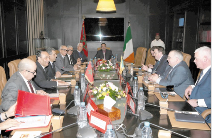 Le président de la Chambre des représentants reçoit son homologue de la Chambre des députés irlandaise Le président de la Chambre des représentants reçoit son homologue de la Chambre des députés irlandaise