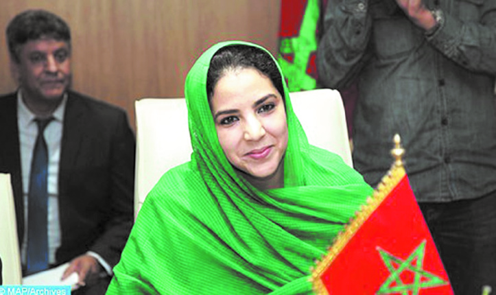 Les actions de la présidence marocaine du CTS de l'Union africaine au centre d'un entretien entre Rkia Derham et le Commissaire au commerce et à l'industrie de l'UA Les actions de la présidence marocaine du CTS de l'Union africaine au centre d'un entretien entre Rkia Derham et le Commissaire au commerce et à l'industrie de l'UA