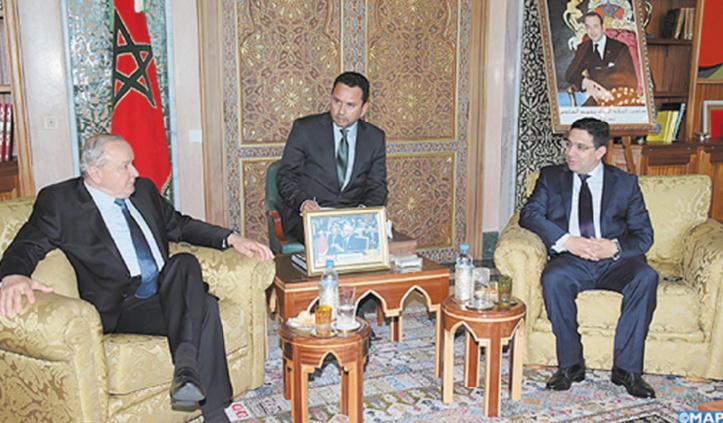 Nasser Bourita s'entretient avec le président du Parlement d'Amérique latine Nasser Bourita s'entretient avec le président du Parlement d'Amérique latine