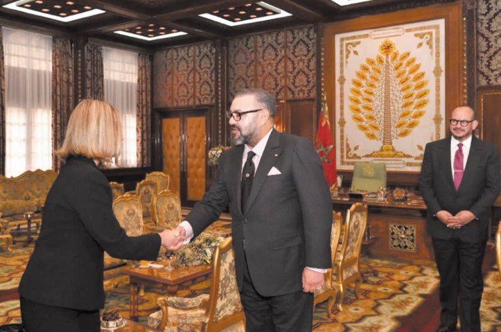 Federica Moghrerini reçue en audience par S.M le Roi Mohammed VI