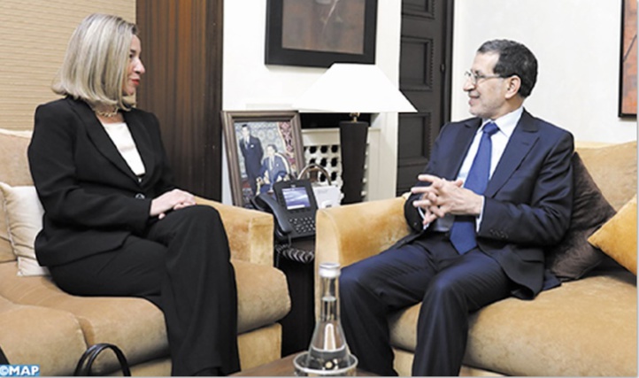 Le chef du gouvernement s’entretient avec la Haute représentante de l’UE pour les Affaires étrangères et la Politique de sécurité Le chef du gouvernement s’entretient avec la Haute représentante de l’UE pour les Affaires étrangères et la Politique de sécurité