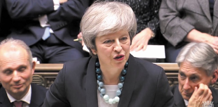 Theresa May compte retourner discuter du Brexit à Bruxelles