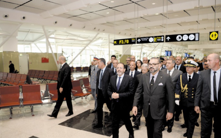 S.M le Roi inaugure le nouveau Terminal 1 de l'aéroport Mohammed V de Casablanca S.M le Roi inaugure le nouveau Terminal 1 de l'aéroport Mohammed V de Casablanca