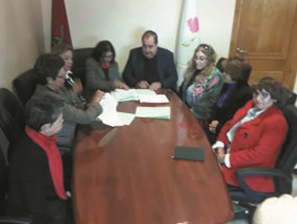 Driss Lachguar reçoit Khadija Rebbah Driss Lachguar reçoit Khadija Rebbah