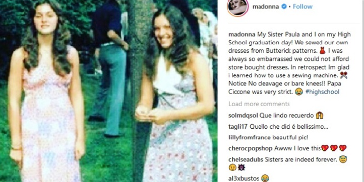 Le touchant souvenir de Madonna à propos de sa tenue de diplômée Le touchant souvenir de Madonna à propos de sa tenue de diplômée