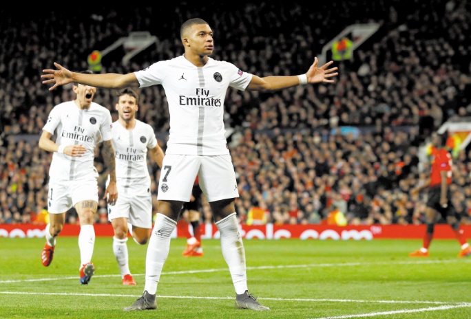 Mbappé a grandi tout seul à Old Trafford Mbappé a grandi tout seul à Old Trafford