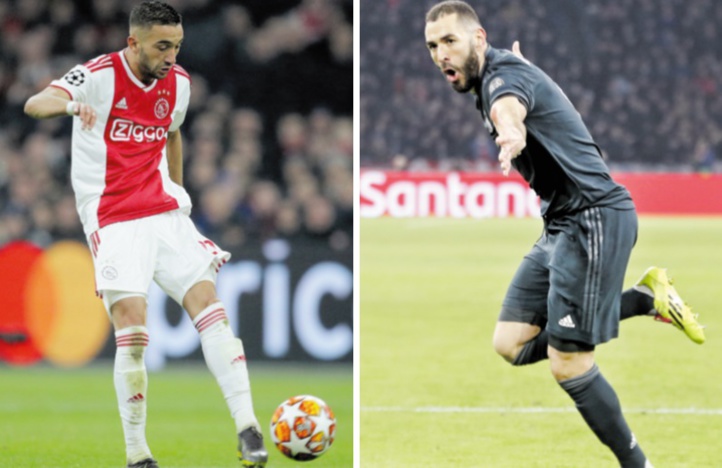 Ziyech ouvre son compteur but en C1.                         60ème but de Benzema en Ligue des champions. Ziyech ouvre son compteur but en C1.                         60ème but de Benzema en Ligue des champions.