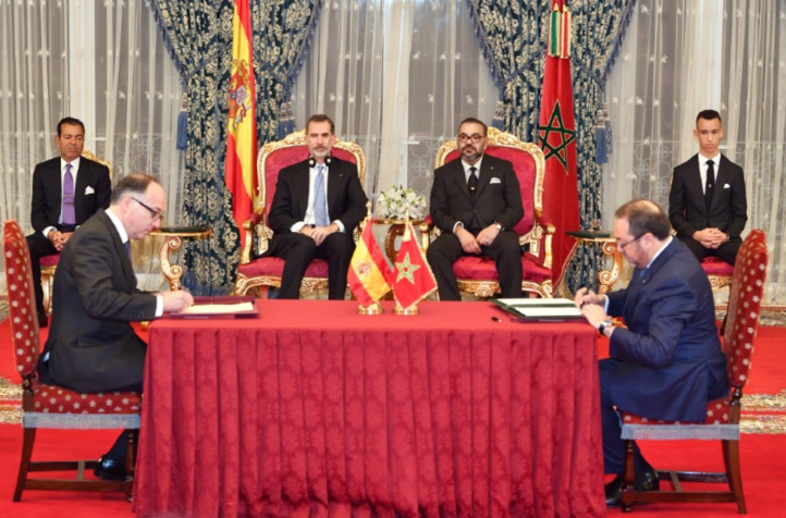 Onze accords maroco-espagnols signés à Rabat Onze accords maroco-espagnols signés à Rabat