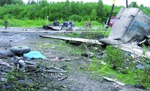 44 morts dans le crash d'un Tupolev sur une route en Russie
