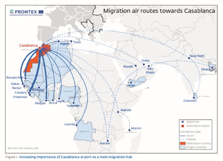 Frontex place les Marocains au Top ten des passeurs Frontex place les Marocains au Top ten des passeurs