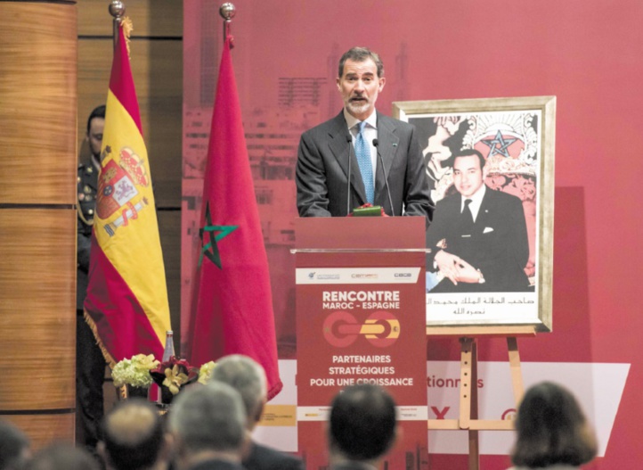 S.M Felipe VI : Le Maroc trouvera toujours en l’Espagne un partenaire fidèle et engagé S.M Felipe VI : Le Maroc trouvera toujours en l’Espagne un partenaire fidèle et engagé