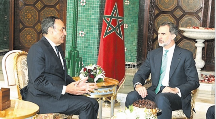 S.M Felipe VI reçoit Habib El Malki