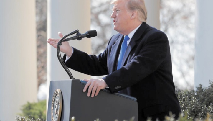 16 Etats poursuivent Trump en justice pour sa déclaration d’urgence nationale