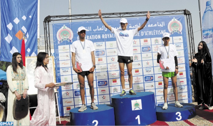 Victoire de Keltoum Bouaâssria et Mustapha Hedadi au championnat national de cross-country