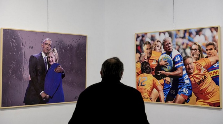 Insolite : Quand Trump est la muse d’un peintre albanais Insolite : Quand Trump est la muse d’un peintre albanais