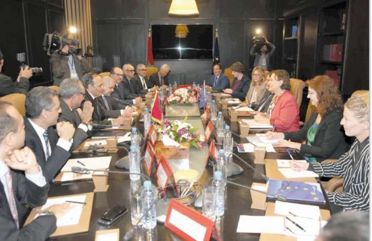 Habib El Malki reçoit la coprésidente de la Commission parlementaire mixte UE-Maroc