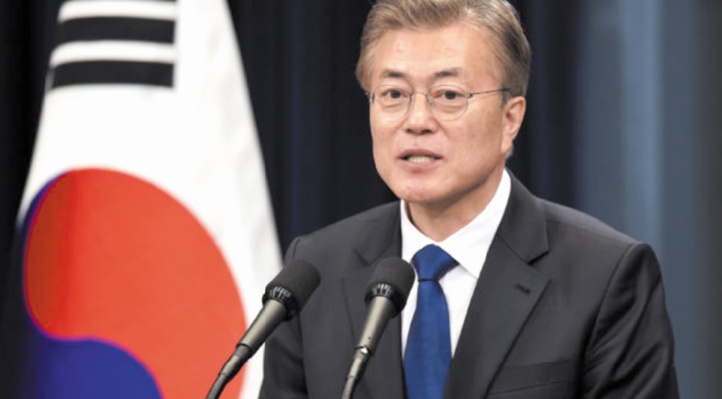 Moon Jae-in demande une reprise rapide des discussions entre Washington et Pyongyang