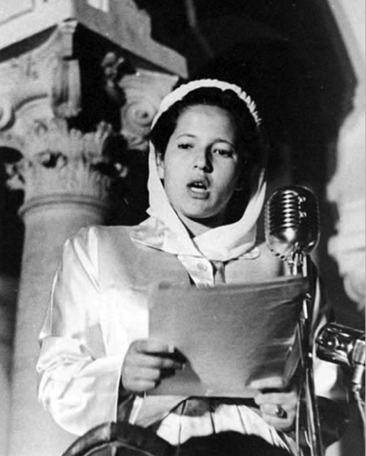 S.A.R la Princesse Lalla Aïcha le 9 avril 1947 à Tanger.