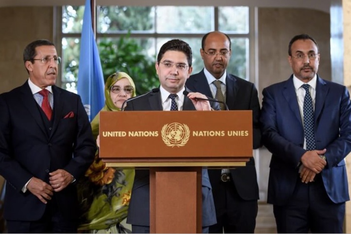La conférence de presse donnée par la délégation marocaine à l’issue de Genève 1.