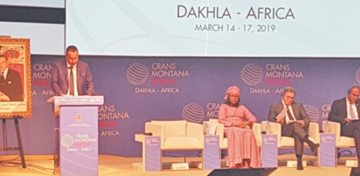 Le Souverain adresse un message au 5ème Forum Crans Montana de Dakhla Le Souverain adresse un message au 5ème Forum Crans Montana de Dakhla