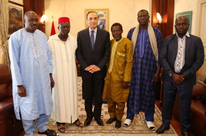 Habib El Malki reçoit Sainey Tourray Habib El Malki reçoit Sainey Tourray