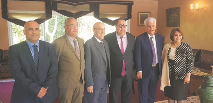 Driss Lachguar reçoit Nabil Chaath