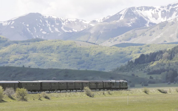 Un vieux train restauré pour voyager dans le temps