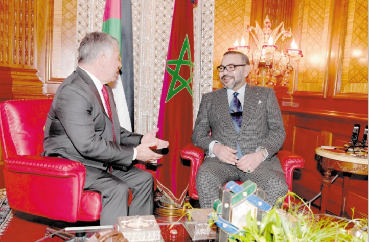 S.M Mohammed VI s’entretient en tête à tête avec le Souverain hachémite S.M Mohammed VI s’entretient en tête à tête avec le Souverain hachémite