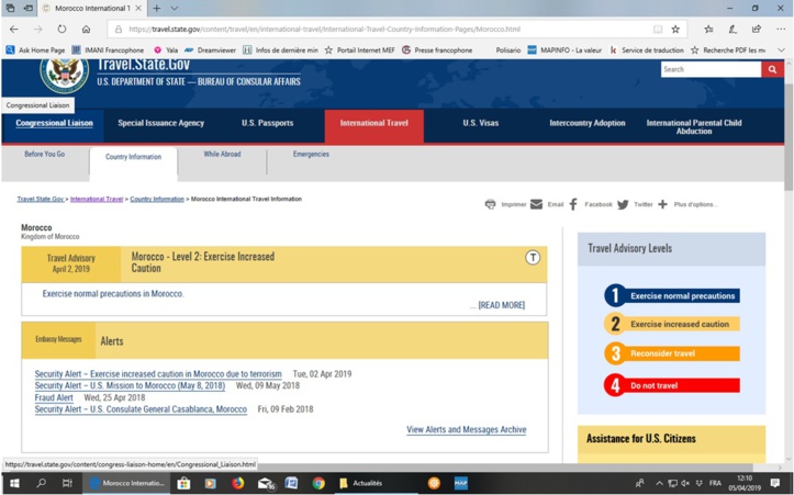 Alerte déplacée : Le Département d’Etat américain s’est trompé de cible Alerte déplacée : Le Département d’Etat américain s’est trompé de cible