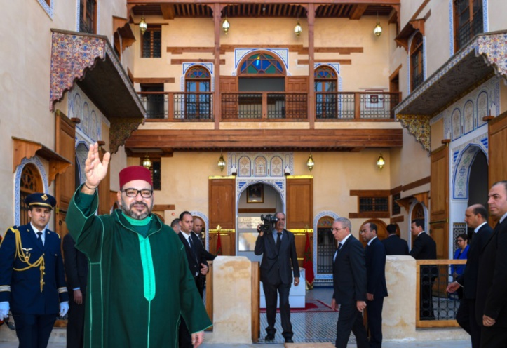 S.M le Roi s’enquiert des projets de réhabilitation de l'ancienne médina de Fès S.M le Roi s’enquiert des projets de réhabilitation de l'ancienne médina de Fès