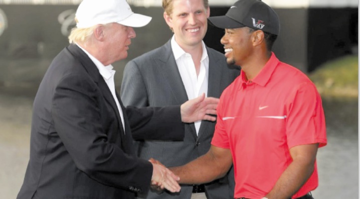 Donald Trump décorera Tiger Woods de la plus haute distinction américaine Donald Trump décorera Tiger Woods de la plus haute distinction américaine
