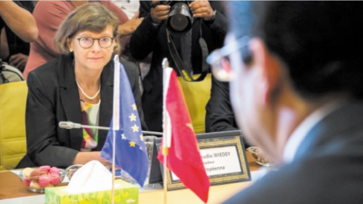 Claudia WIEDEY, ambassadeur de la Délégation de l'Union européenne au Maroc.