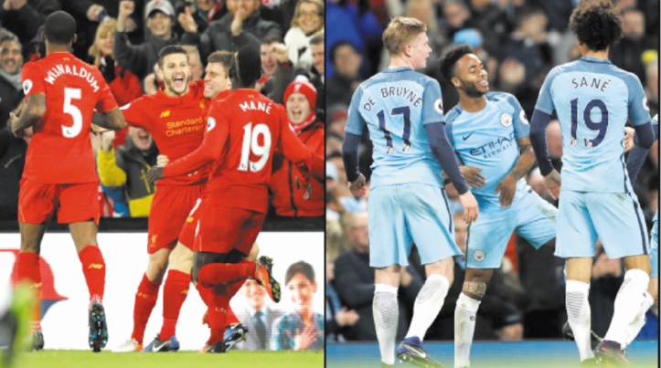 Premier League : Liverpool et City acculés à la victoire Premier League : Liverpool et City acculés à la victoire