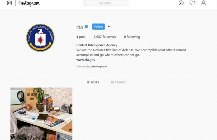Insolite  : La CIA recrute via Instagram