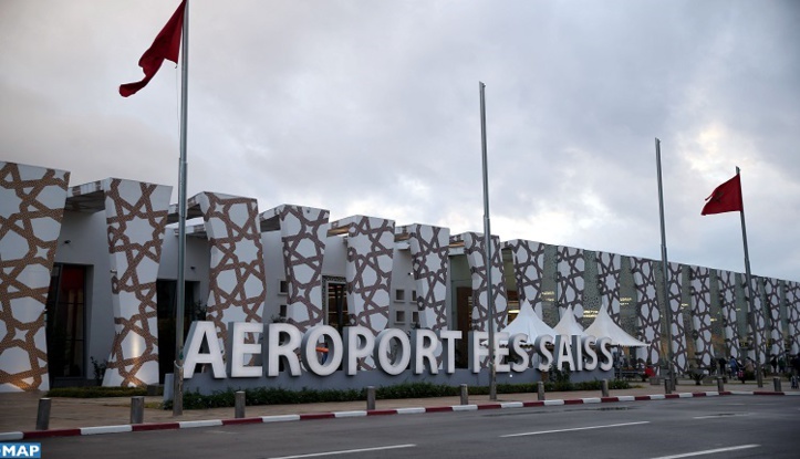 Accroissement du trafic des passagers à l’aéroport Fès-Saïss à fin mars Accroissement du trafic des passagers à l’aéroport Fès-Saïss à fin mars