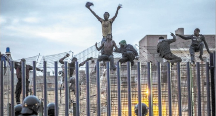 Passage en force de 52 migrants subsahariens à Mellilia Passage en force de 52 migrants subsahariens à Mellilia