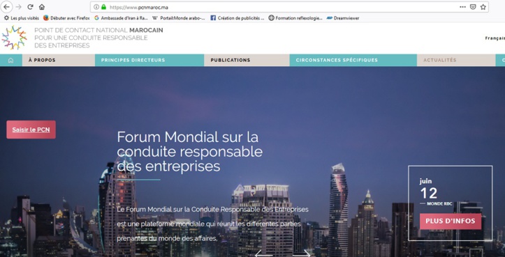 Le PCN pour la conduite responsable des entreprises se dote d’un nouveau site web