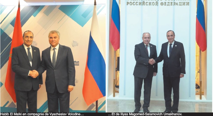 Habib El Malki s’entretient à Moscou avec le président de la Douma et le vice-président du Conseil de la Fédération russe