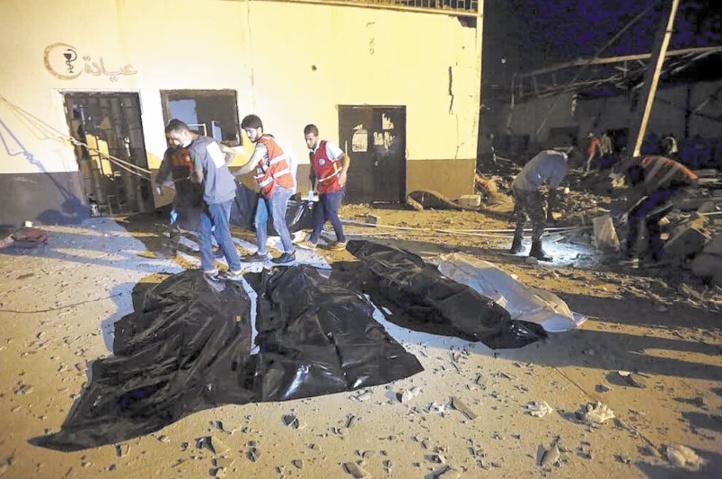 Des dizaines de victimes après la frappe contre un centre de migrants en Libye