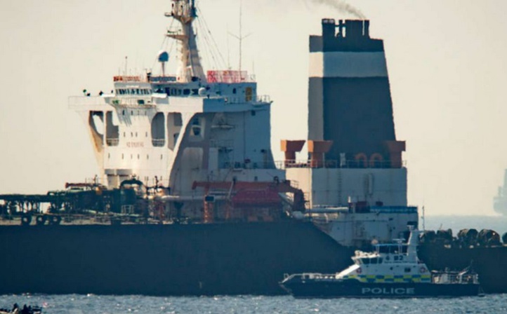 L'Iran demande la libération immédiate du pétrolier arraisonné à Gibraltar L'Iran demande la libération immédiate du pétrolier arraisonné à Gibraltar