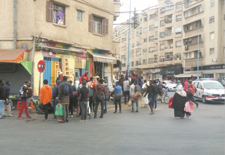 Des centaines de migrants évacués de “leur” gare routière casablancaise Des centaines de migrants évacués de “leur” gare routière casablancaise