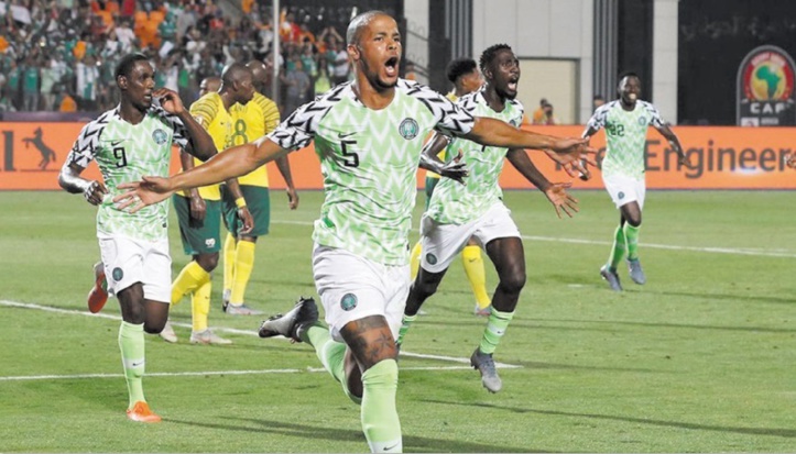 Le Nigeria s’offre les Bafana Bafana et le dernier carré
