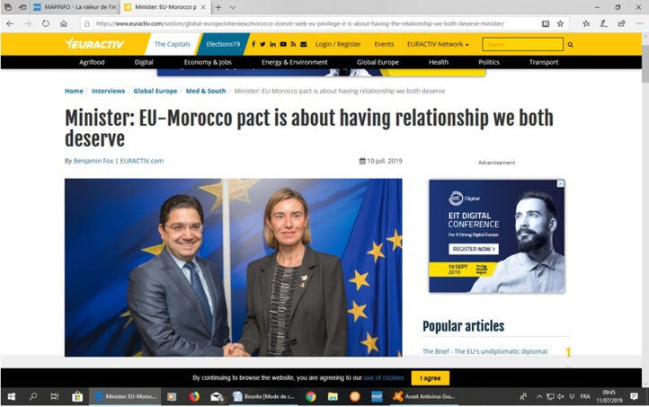 Le nouveau partenariat euro-marocain placé sous le signe de la prospérité partagée Le nouveau partenariat euro-marocain placé sous le signe de la prospérité partagée